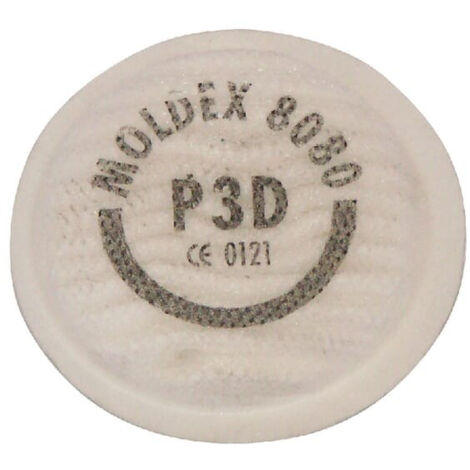 FILTRE À PARTICULES P3RD 5000/8000 - LOT DE 8 - MOLDEX - 808001