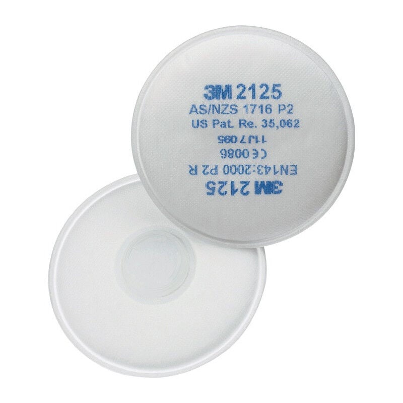 Filtre à particules rond 2125 en 143:2000 P2 pour 4000370675.-680. -690.-691 3M (Par 20) (Par 20)