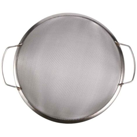 Filtre à Peinture Inoxydable 60 Mesh Entonnoir à Miel avec Couvercle 11,4 Pouces