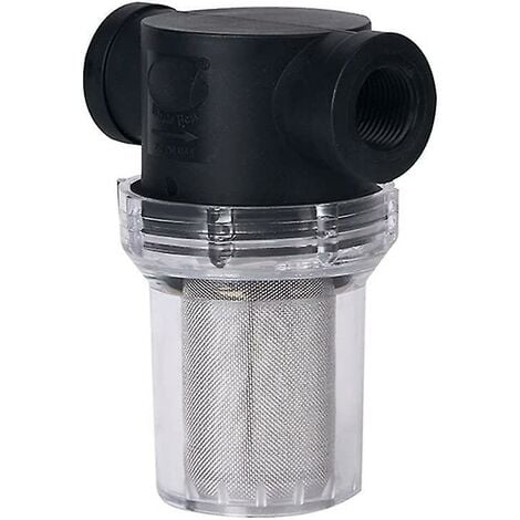 Filtre à pompe 20 mm/25 mm pour tuyau d'eau extérieur filtre multi-usage pour arrosage de jardin（20 mm，40 mailles）