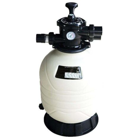 Filtre à Sable MFV Piscine Ø42cm - Débit 7m3/h - Vanne 6 Voies -