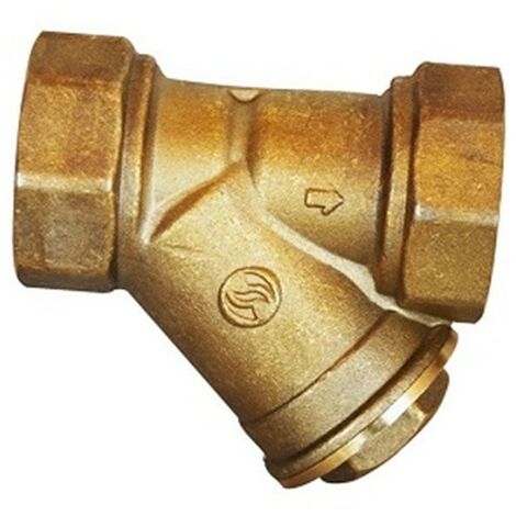 Filtre à tamis en Y 1/2" - Laiton - Femelle/Femelle - 16 bar