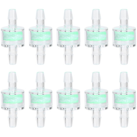 Filtre à tube silicone pour aquarium ABS vert - 10 pièces - diamètre 8 mm