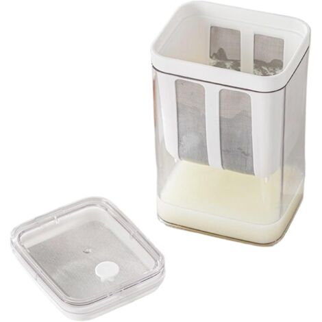 Filtre À Yaourt Passoire Yaourtière 1.8L Accessoire de Cuisine avec Sac à