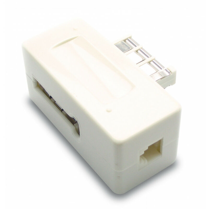Metronic - Filtre adsl 2+ prise gigogne - blanc - Blanc
