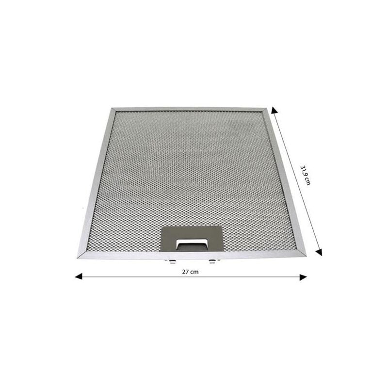 FILTRE ALUMINIUM 319 X 270 MM pour HOTTE BRANDT - ATL000041