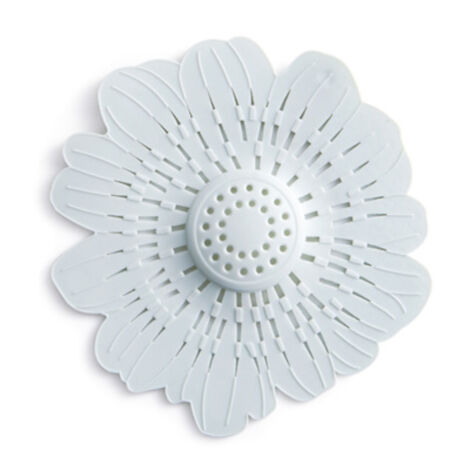 Filtre anti-cheveux pour évier de cuisine, baignoire et douche, pour éviter les bouchons. Filtre à cheveux pour évier de salle de bain, bleu