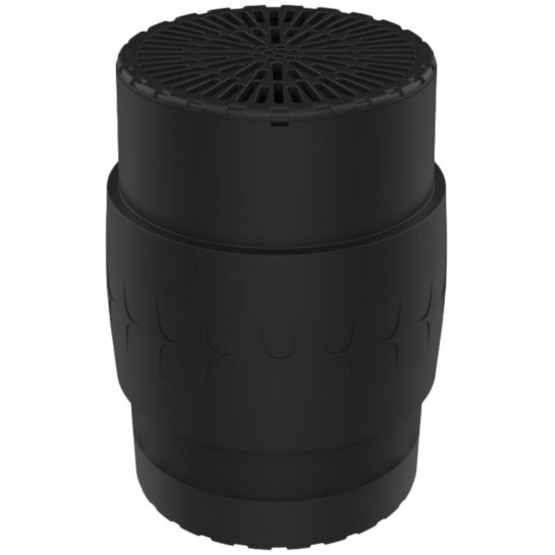 Epuractif - filtre anti-odeurs EPUR-100-110 au charbon actif pour fosse septique, toutes eaux , ø 100-110MM Couleur - Noir