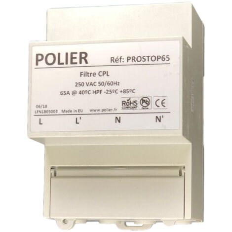 Filtre anti ondes LINKY CPL Bande CENELEC A, B, C et D – Installation sur réseau électrique – Pour électrosensibles – Polier