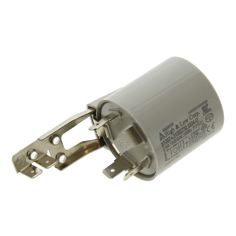 Candy - Filtre antiparasite 43028125 pour Lave linge essentiel b, haier, hoover, rosieres, zerowatt , h-wash 500, lave linge hublot essentielb