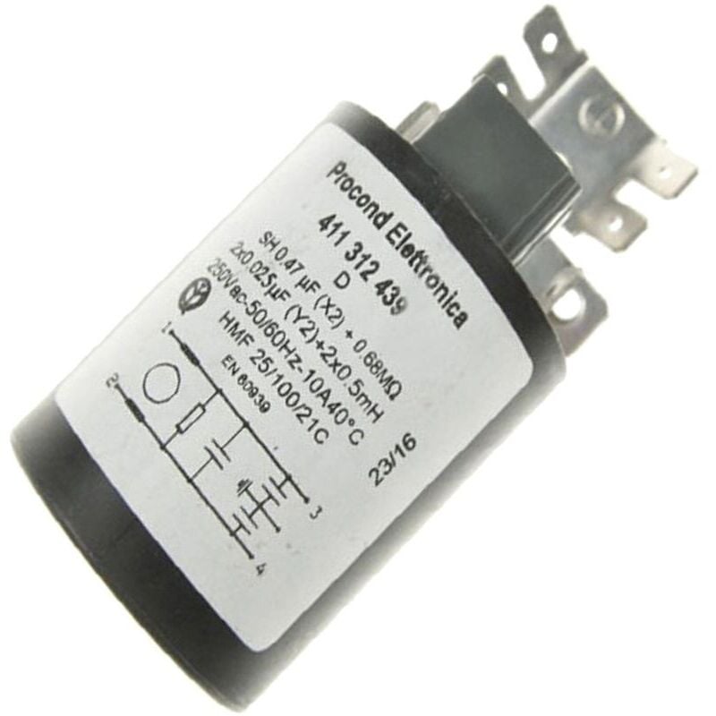 Fagor - Filtre anti-parasite (301448-24970) (AS0031772) Lave-linge 3014483662734175675 brandt, vedette sangiorgio, de dietrich,