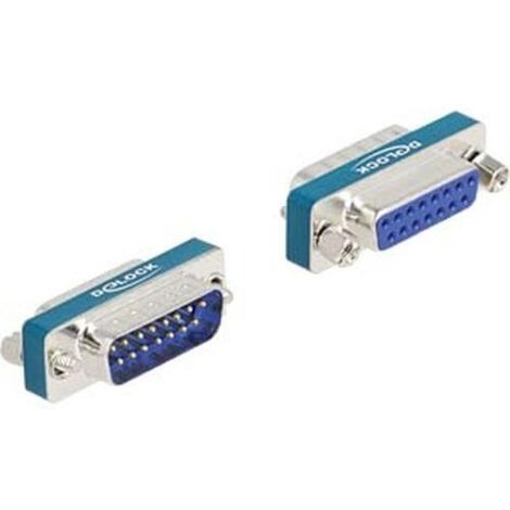 Filtre antiparasite HF/EMI, D-Sub 15 Pin mâle / femelle, passe-b