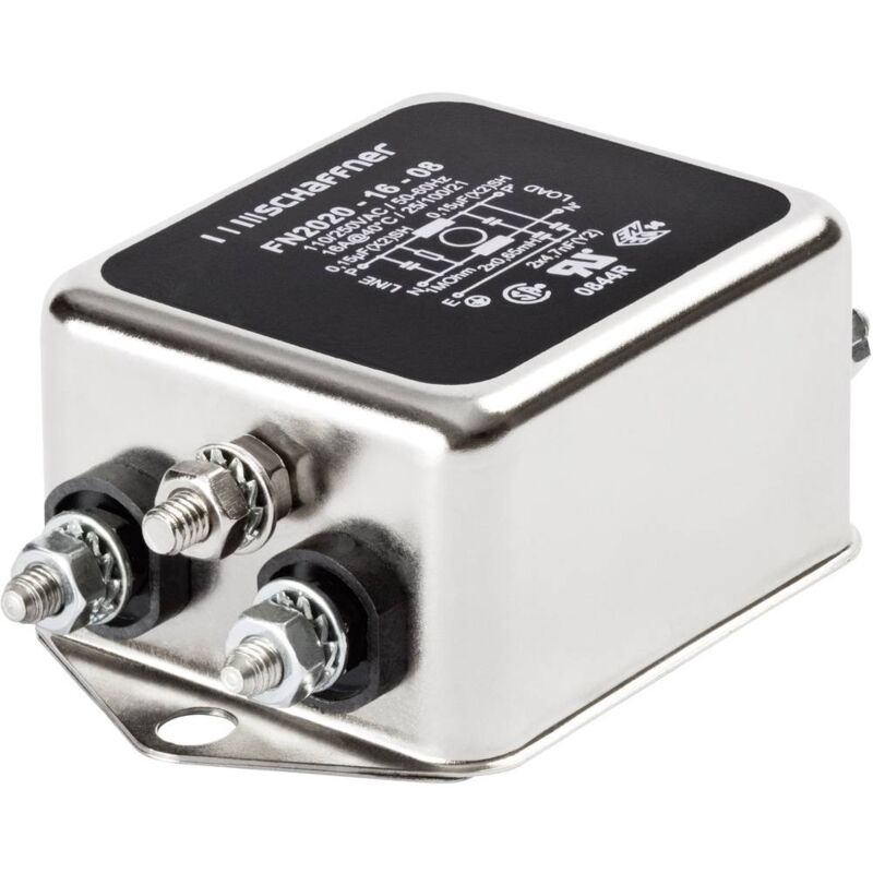 Filtre antiparasite Schaffner fn 2020-10-06 250 v/ac 10 a 0.8 mH (l x h) 64 mm x 29.3 mm 1 pc(s)