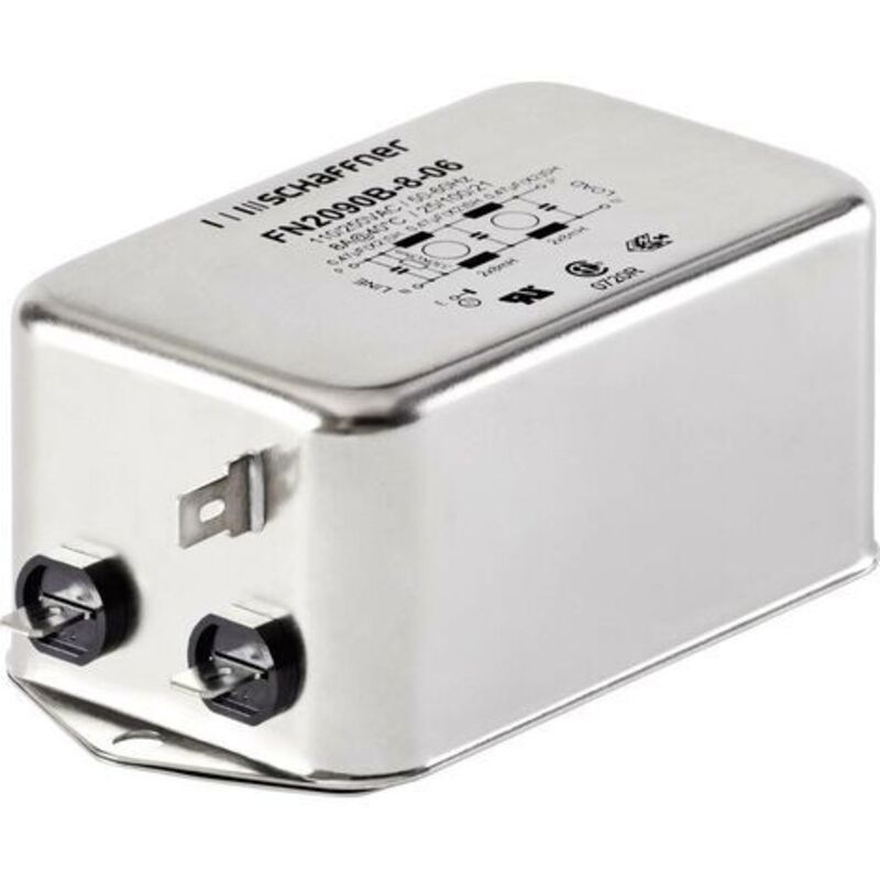 Filtre antiparasite Schaffner FN2090-3-06 250 V/AC 3 A 14 mH (L x l x H) 85 x 54 x 30.3 mm 1 pc(s)