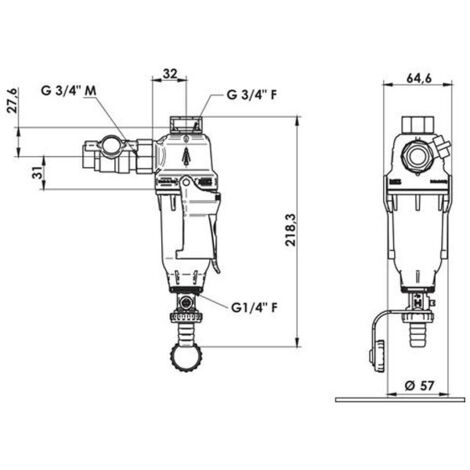 Filtre Aquacal 600 MAG - Merkur