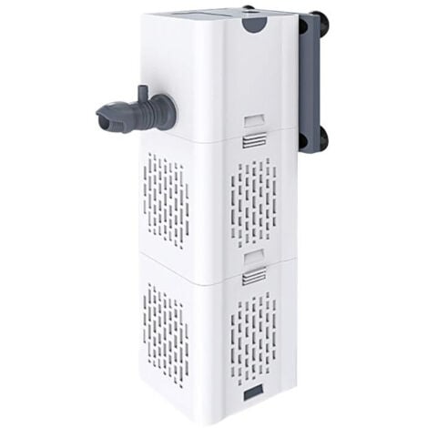 YOZHIQU Filtre aquarium 90-180L, pompe aquarium à débit maximum 15W 1000L/H, adapté aux filtre externe aquarium de 90-180 litres (Blanc).