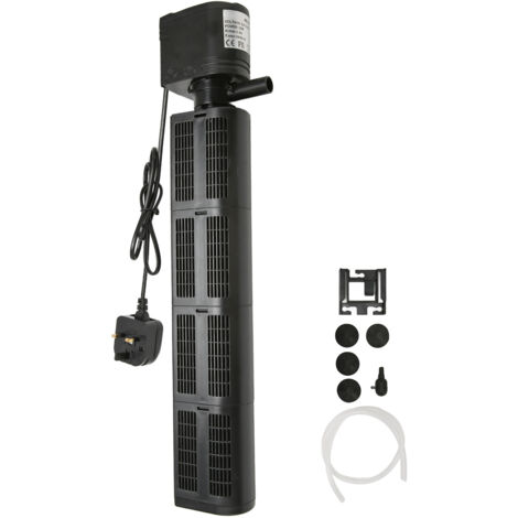 Filtre Aquarium Intérieur 3 en 1 – Plastique – 220 V – Filtration, Circulation et Oxygénation