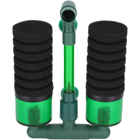 Filtre Aquarium QANVEE QS-100A Taille S avec Boîte de Filtre Double Éponge pour Aquariums et Piscines - AUTRES