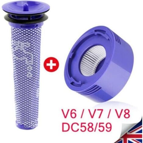 Filtre Aspirateur - Dyson - V7 V8 - Lavable - Remplacement - Haute qualité