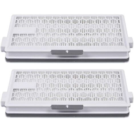 Filtre Aspirateur pour Miele Complete C3 Powerline S8340 Filtre d'aspirateur, Air Clean SF-HA 50 pour Complete C2 C3 Compact C1 C2, lot de 2 Filtre pour aspirateur