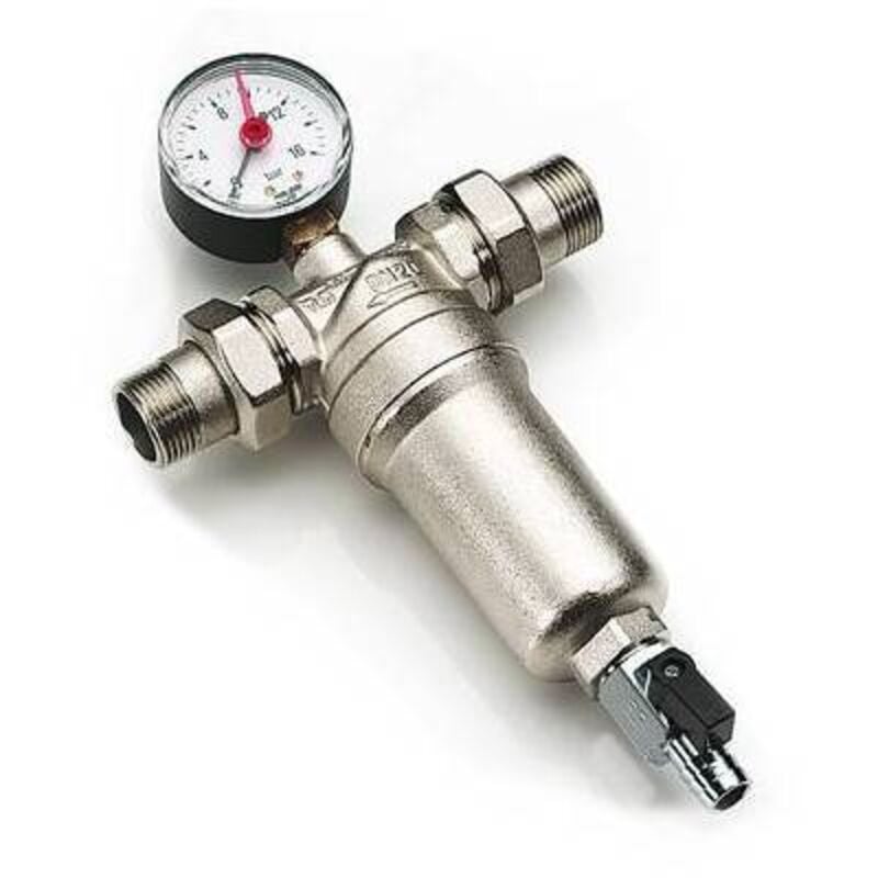 Tiemme - Filtre autonettoyant avec raccords de raccordement de tuyauterie