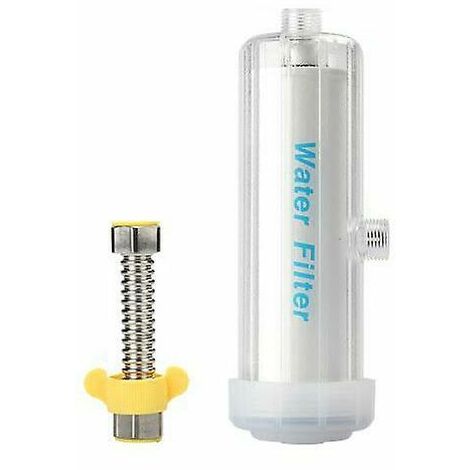 Filtre baignoire douche purificateur d'eau pour chauffe-eau du robinet, filtre de bain maison bain douche purifiant chauffe-eau du robinet