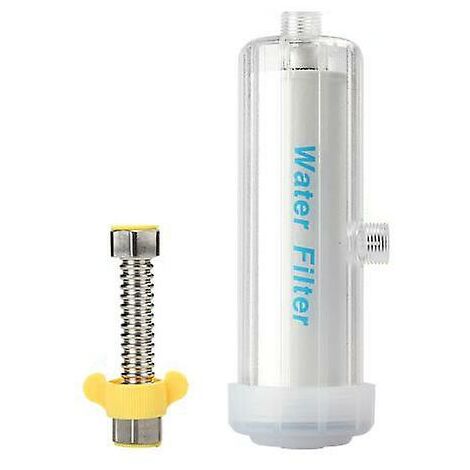 Filtre baignoire douche purificateur d'eau pour chauffe-eau du robinet, filtre de bain maison bain douche purifiant chauffe-eau du robinet