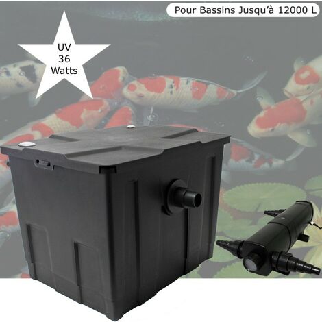 Kit Filtration Complet, UV 72W, Pour Bassins De Jardin De 25000 L - Le  Poisson Qui Jardine