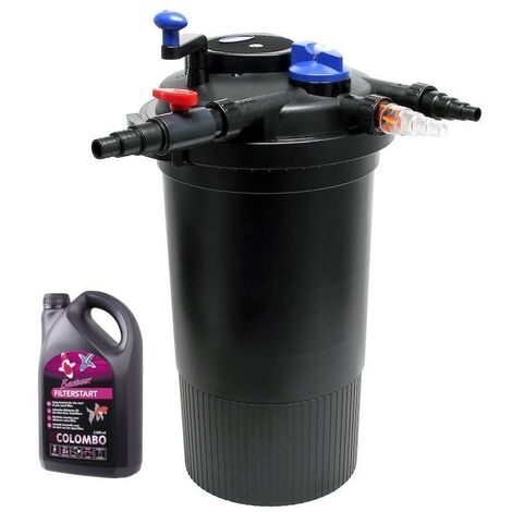 Filtre Bassin Sous Pression, + Bactéries UV 18W, Max 30000l sans poissons