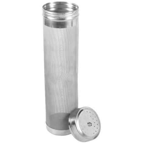Filtre brassage, cartouche filtrante de bière de maille de micron de tamis de houblon d'acier inoxydable pour le filtre de trémie sèche de café de brassage à la maison, 1Pcs,