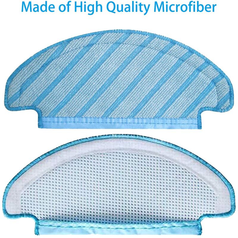 Filtre Brosse Chiffon de Rechange Ensemble d'accessoires pour Aspirateur Robot Ecovacs deebot ozmo T8 aivi T8MAX N8 Pro N8 Pro+ T9 T9+ (15 Pièces)
