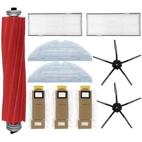 Filtre Brosse latérale principale Chiffon de nettoyage Sac à poussière Aspirateur robot