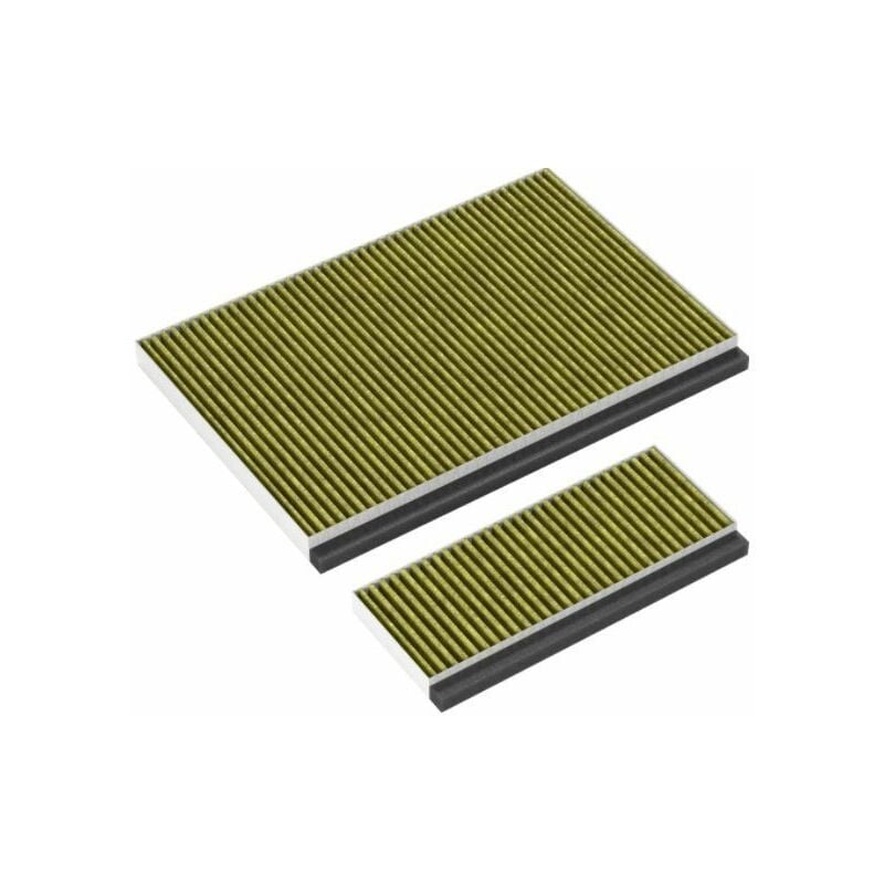 Filtre charbon actif d'origine 361X264X22 mm / 244X99 mm (11018700, 11041790) Hotte Bosch gaggenau, neff, siemens