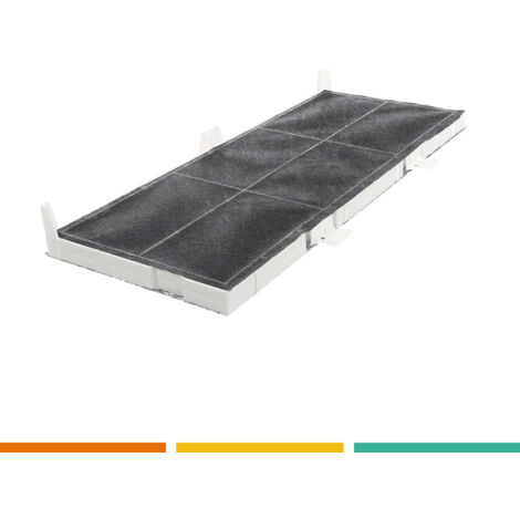 Filtre charbon actif d'origine  461X190X20 mm (11008216, LZ45610) Hotte BOSCH, NEFF, SIEMENS