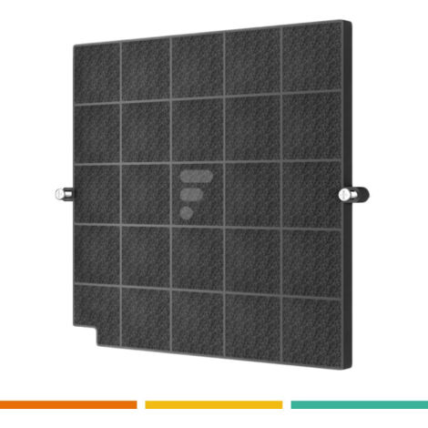 Filtre charbon AIRFORCE FC120 AFFCAF16CS  260X256X17 mm (480122100934) Hotte AEG, AIRFORCE, AIRLUX, ARTHUR MARTIN ELECTROLUX, ELECTROLUX, WHIRLPOOL