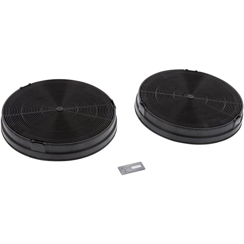 Faber - Lot de 2 filtres à charbon MCEF02 (19,4 x 3 cm) pour hotte aeg - Electrolux - Zanussi