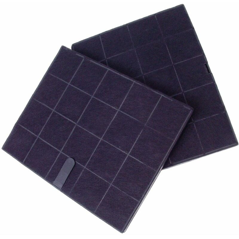 De Dietrich - Lot de 2 filtres charbon 235x190mm AFFCAF16 airforce (airforce AFFCAF16) Hotte airforce electrolux