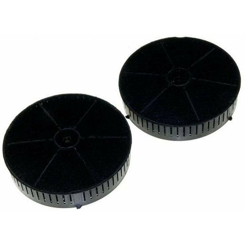 Lot de 2 filtres charbon T57 (260890-1763) (4055171138, 208352146603) Hotte WHIRLPOOL, ARISTON HOTPOINT, ELICA, ELECTROLUX, BAUKNECHT, INDESIT, AEG,