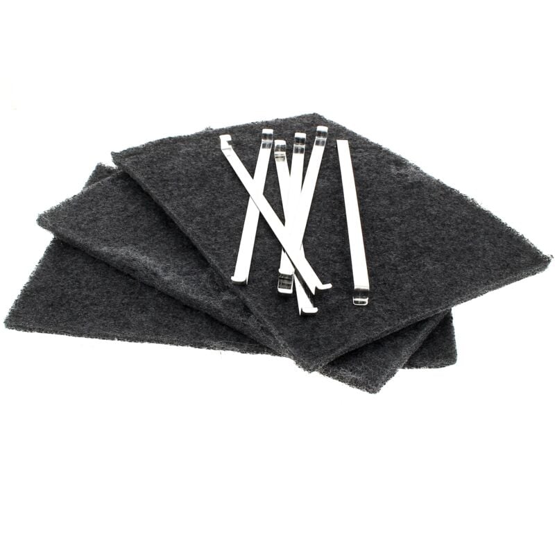 Filtre charbon par 3 (305x215mm) 79x8361 74x1075 - hotte