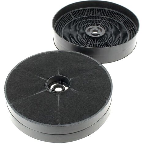 Filtre charbon rond par 2 172x40mm pour Hotte De Dietrich, Hotte Rosieres, Hotte Airlux, Hotte Far, Hotte Laco, Hotte Markling,