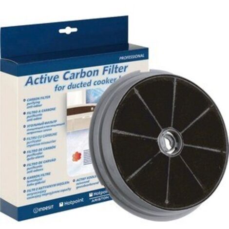 Filtre charbon rond type 180 CR300 (à l'unité) (51055-2055) (CR300) Hotte AIRLUX, ARISTON HOTPOINT, ROSIERES, CANDY, INDESIT, FA