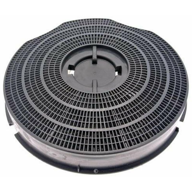 Filtre charbon rond type 30 235mm 220g (à l'unité) (46582-2535) (484000008609) Hotte WHIRLPOOL, BAUKNECHT, ROSIERES, ARTHUR MARTIN ELECTROLUX,