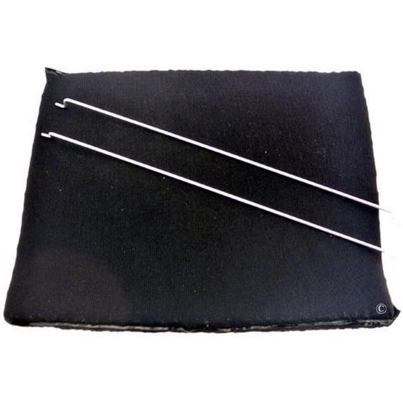 Wpro - Filtre à charbon anti-odeurs pour hotte, type 45 (202 x 228 x 10 mm - 81 g), compatible Whirpool - 484000008785