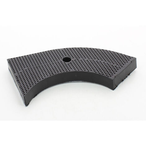 Wpro – Filtre pour hotte charbon demi-lune 263x135x25mm – 484000008582 – Anti-odeurs avec indicateur de saturation – Compatible WHIRLPOOL - TYPE10