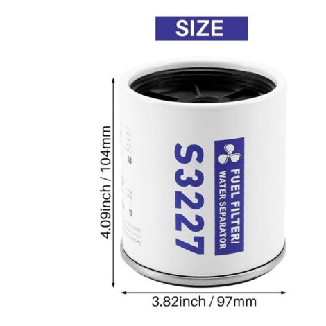 Filtre chauffage central,S3227 ÉLéMents de Filtre à Carburant Marins ExtéRieurs
