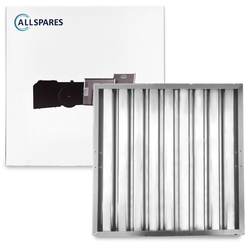 Allspares - Filtre choc 500x400x25mm (Type b) pour hotte pro
