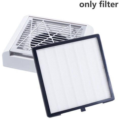 Filtre collecteur de poussière d'ongles pour aspirateur accessoire de manucure