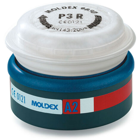 FILTRE COMBINÉ A2P3R EASYLOCK - LOT DE 6 - MOLDEX - 923001