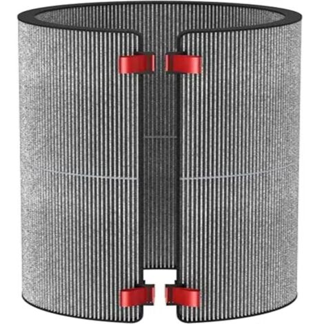 Filtre compatible avec les purificateurs d'air Dyson (BP03/BP04/BP06, remplace les références 972133-02/972133-03, vendu à l'unité), noir.