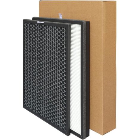 Filtre compatible avec Philips AC3256/10, AC3259/10 et AC4550/10. Compatible avec le purificateur d'air Philips FY3432/10 (1 filtre Hepa et 1 filtre activé)